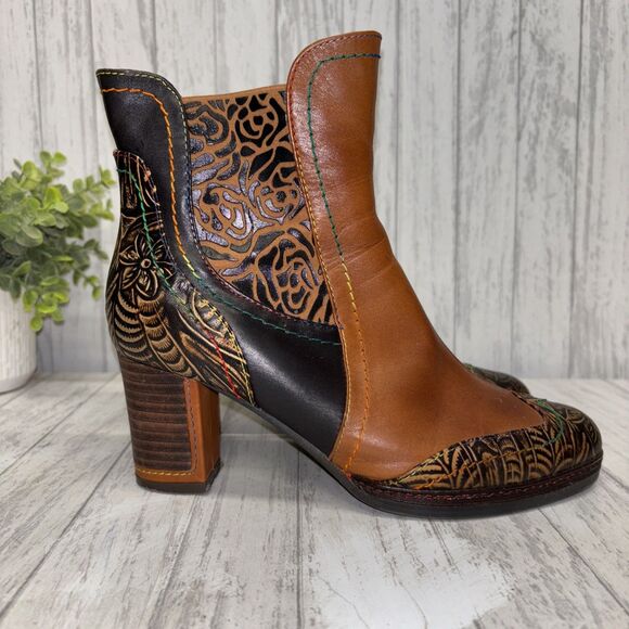 Womens Size 37 6.5-7 Spring Step L’Artiste Santana Boots - Picture 1 of 8
